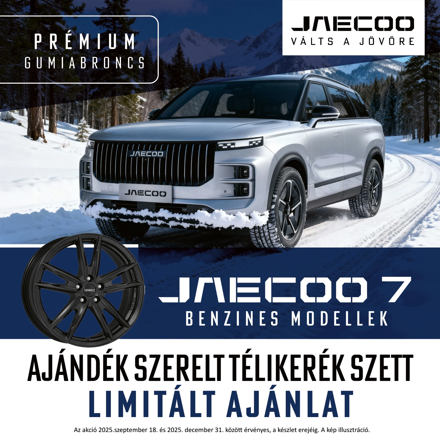 Jaecoo 7 Télikerék