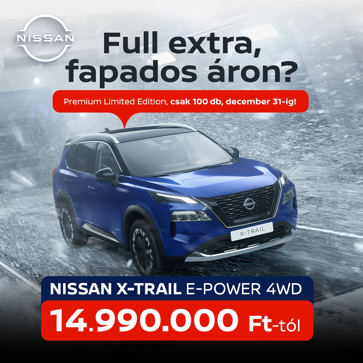 Nissan X-TRAIL akció