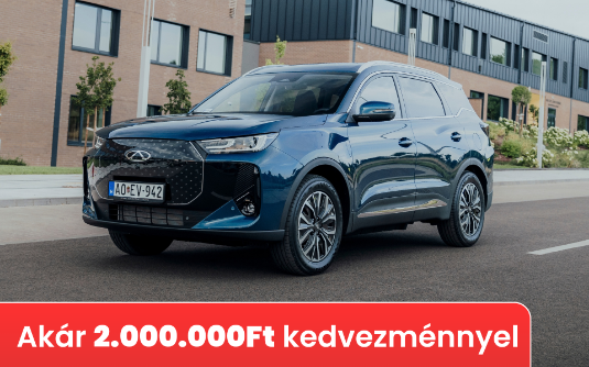 Chery Tiggo 7 HEV - akár 2.000.000 Ft kedvezménnyel