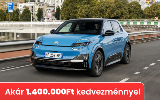 Nissan Micra - akár 1.400.000 Ft kedvezménnyel